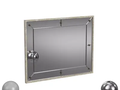 Blanc Mirror Sophia Home 3D model
