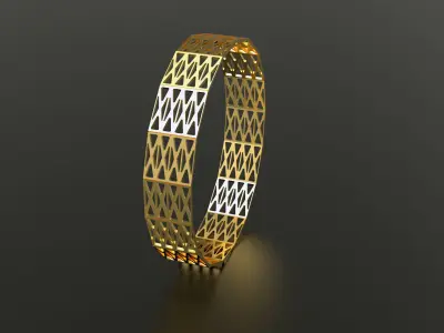 Parametric Ring Design Grasshopper Rhino Files Download 3D model