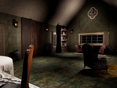 Cozy Medieval House - Unreal Engine Free 3D model