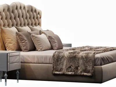 BED EGOIST LETTO DV HOME COLLECTION 3D model