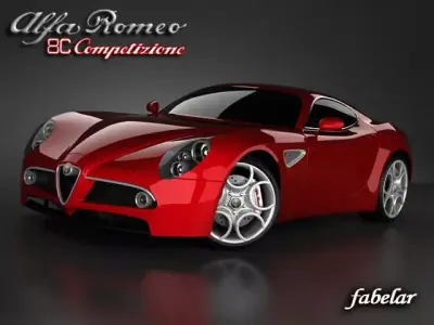 Alfa Romeo 8C 3D model