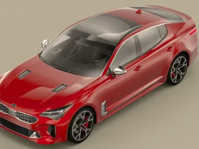 KIA Stinger GT 3D model