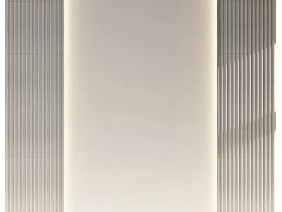 Wall 3D panel 07 3D model