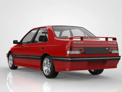 Peugeot 405 Mi16 3D model