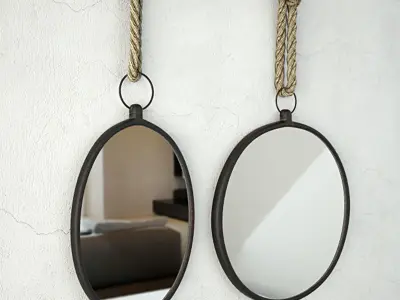 Nautical Wall Mirrors 3D model