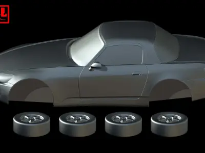 Honda S2000 AP1 1999-2003 3D print model