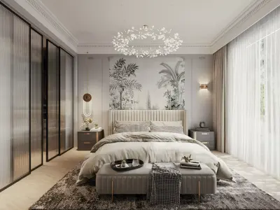  Bedroom interior 88 3D model