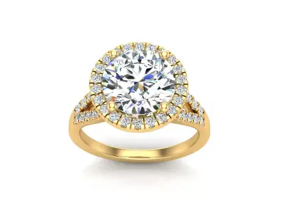 Splt Ring Round 3D print model