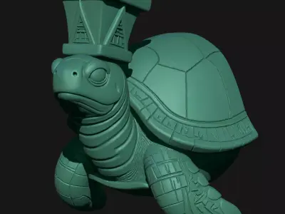 turtles 3D print model