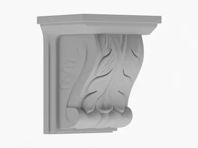 Scroll Corbel 19 3D model