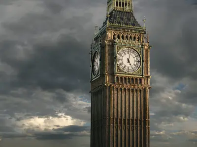 Big Ben tower - Elizabeth tower 3D model