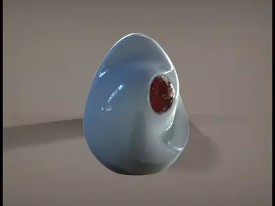 Eye egg 3D print model