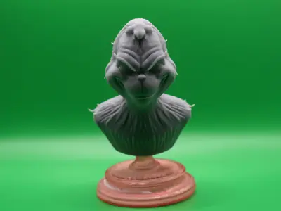 The Grinch Bust 3D print model