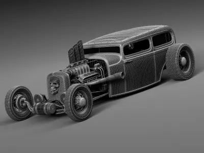 HotRod 1929 Devil 3D model