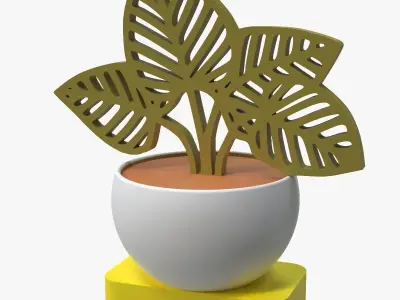 Decorative Plant 3D print model