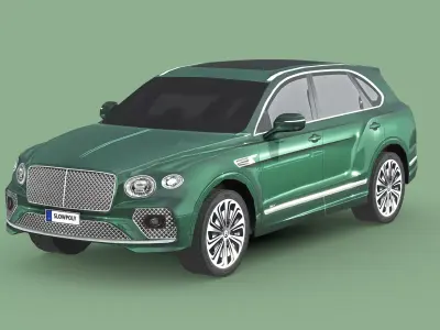 Bentley Bentayga Low-poly 3D model