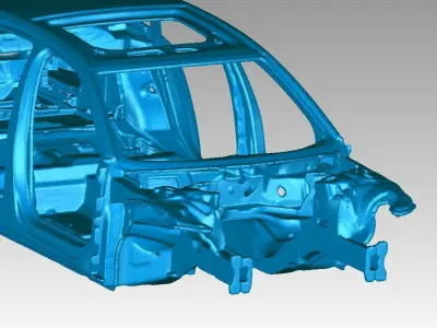 Automotive Car Body - Body in White 3D print model