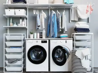 Laundry Set Ikea 1 3D model