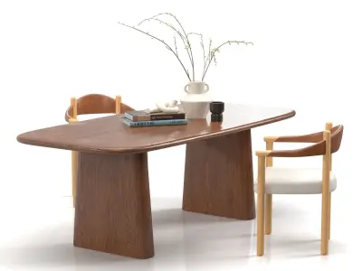 Dining set 05 3D model
