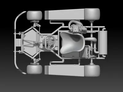 go kart prop 1 3D print model