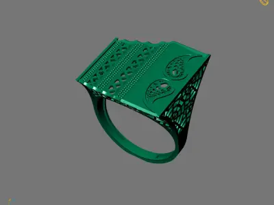 Women Plain Ring Ready STL Models Womens Ring 3d models 3D print model 39