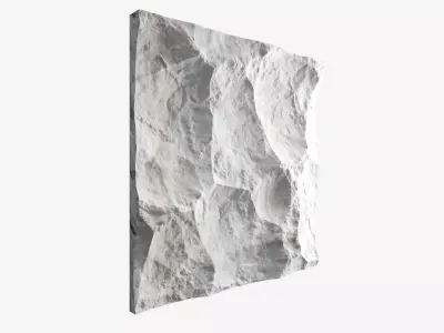 416-RockPanel piece of rock on wall 3D model