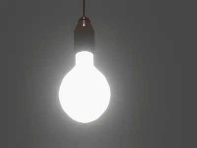 Lamp02 light bulb Free 3D model