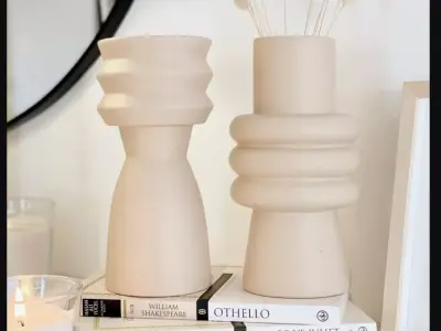 TWO SCANDINAVIAN VASE STL FILES 3D print model