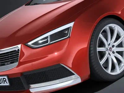 Generic Estate Wagon NN 2017 3D model