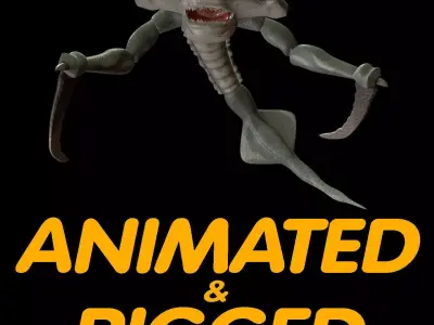 SALIKUTRA LAKE CREATURE 3D model