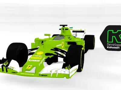 Auto de Formula 1 3D model