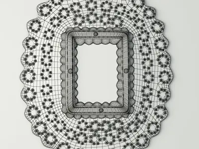 Peacock Mirror 2 3D model