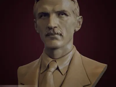 Nikola Tesla 3D print model
