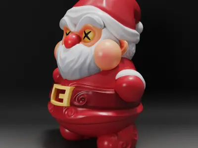 Santa - Santa Claus 3D Print Model 3D print model
