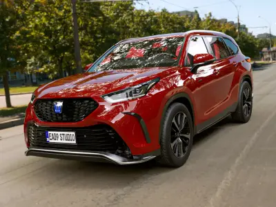 2022 Toyota Crown Kluger Hybrid 3D model