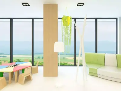 Kindergarten Playground 3D model