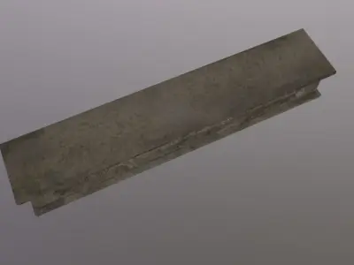 DECO Trim Balcony Low-poly 3D model