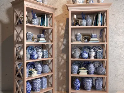 The blues Vase collections 01 3D model