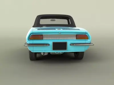 Fiat 850 Spider 3D model