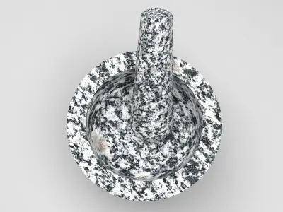 Mortar and Pestle 3D model
