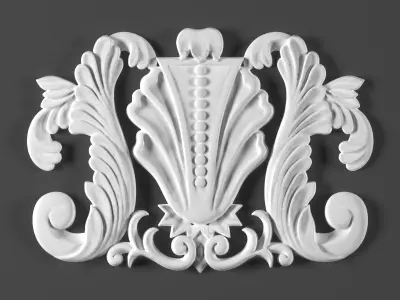 6 ornamental classic decoration 3d model kitbash vol 16 3D model