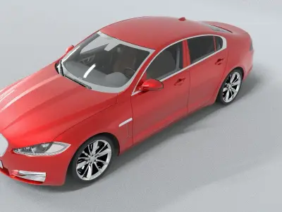 laos Jaguar XF II 3D model