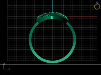 Women Ring STL Womens Ring 3d models 3D print model 3D print model 5