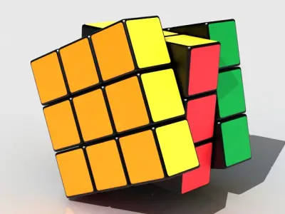 Rubik cube Free 3D model