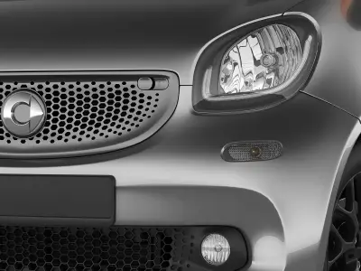 Smart Forfour 2015 3D model