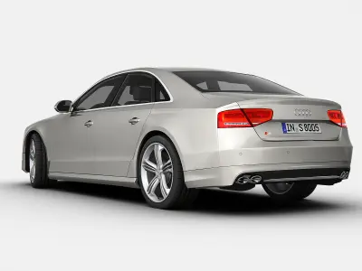 Audi S8 2013 3D model