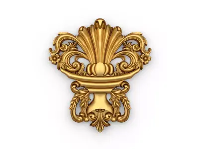 Classic decor ornament 07 3D print model