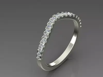 Band Ring 3D print model