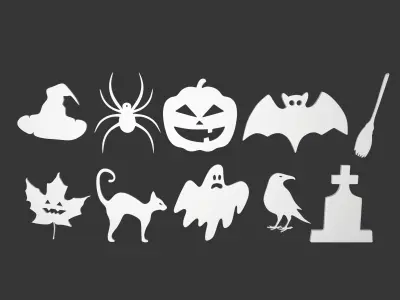 Halloween decorations 3D print model