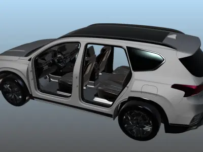 Hyundai Santa Fe 2019 3D model